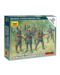 1/72 German Regular Infantry (1939-1943), snap fit "Art of Tactic" Zvezda 6178