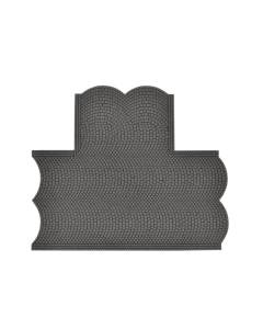 H0 Stone art geplaveide straatplaat, 90° kruising, L 15,5 x B 13 cm Vollmer 48243