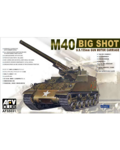 1/35 U.S. M40 "Big Shot" 155mm Gun Motor Carriage AFV-Club 35031