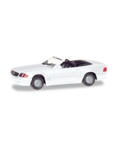 H0 Mercedes Benz 500 SL (R129), wit Herpa 028851