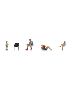 H0 Kamperen: barbecue (4x) Artitec 5870093