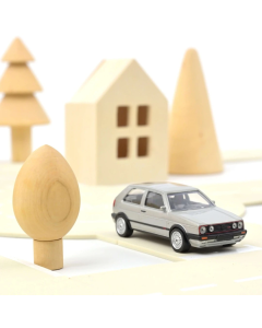 1/43 VW Golf GTI G60 1990 Silver Jet-car Norev 840064