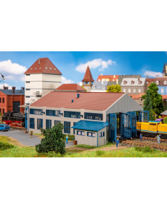 N Moderne Locomotiefloods voor 2 sporen Faller 222107