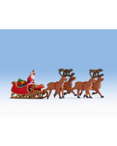 H0 Kerstman met slee Noch 15924