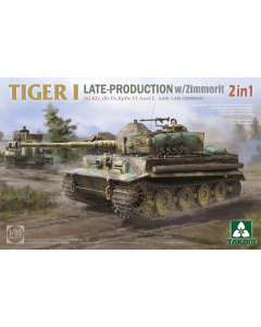 Tiger I Late Production w/zimmerit - Sd.Kfz. 181 Pz.Kpfw. VI Ausf. E Takom 2199