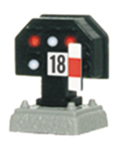 H0 Stopsein, laag Viessmann 4018