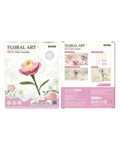 Rolife Pink Camellia Robotime AD011