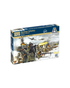 1/72 German Infantry (Winter Uniform), WWII Italeri 6151
