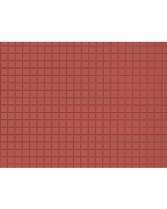 H0 Pleinbestating, rood-bruin / Marktplatte rotbraun, per stuk Auhagen 52422