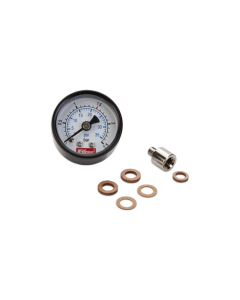 Manometer 35mm met aansluiting achter, M6 Wilesco 01938