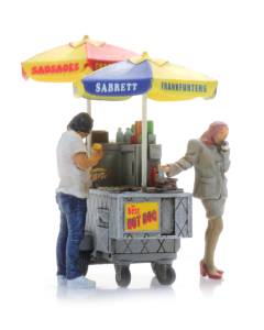 H0 Hot dog kar met twee figuren Artitec 387625