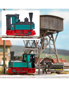 H0f Stoomlocomotief "Decauville" type 3 (veldbaan) Busch 12141