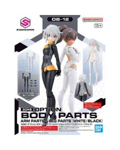 30MS Option Body Parts Arm Parts & Leg Parts - White & Black BANDAI 65100