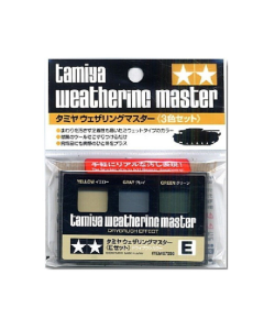 Weathering Master E Set Yellow, Gray, Green Tamiya 87098