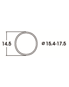 H0 AC Antislipbandjes 15,4-17,5mm, 10 stuks Roco 40076