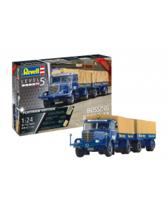 OUTLET - 1/24 Büssing 8000 S 13 met aanhanger 'Platinum Edition' Revell 07580