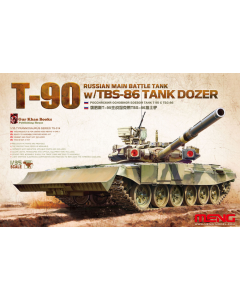 1/35 Russian Main Battle Tank T-90 w/TBS Tank Dozer Meng TS014