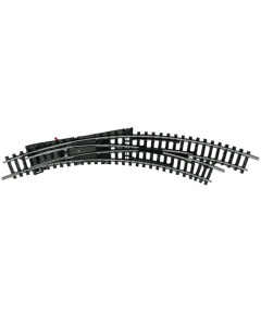 N Gebogen handwissel rechts R1-R2 Trix 14957