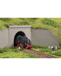N Tunnelportaal enkelspoor / Tunnelportale eingleisig (2 st.) Auhagen 44635