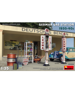 1/35 German Gas Station 1930-40s MiniArt 35598
