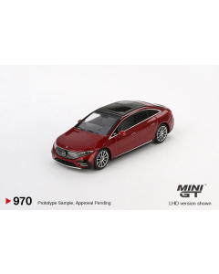 1/64 Mercedes-Benz EQS 580 4MATIC Red Metallic MiniGT 00970