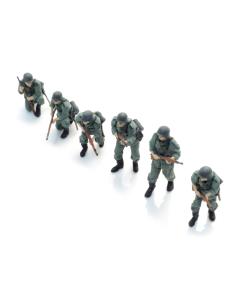 1/72 WM Infanterie op patrouille (6x) (ready made) Artitec 5720001