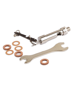 Stoomfluit met ketting M6 schroefdraad, nikkel Wilesco 01517