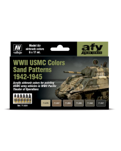 WWII USMC Colors Sand Patterns Set Vallejo 71624
