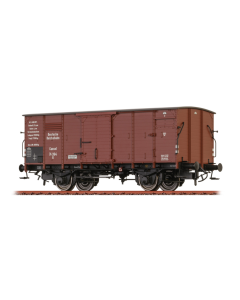 H0 DRG Gesloten Goederenwagen type G "Cassel" 74 394, tijdperk II Brawa 51245