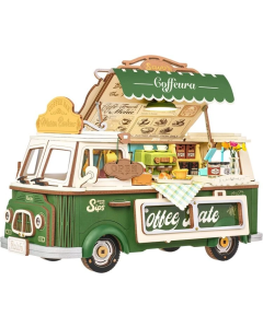 Rolife Leo's Coffee Truck 3D Puzzle Creation Set Robotime TGS07