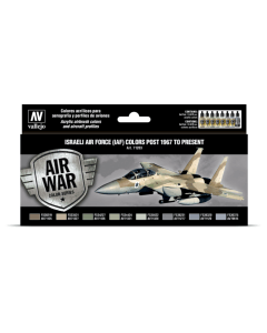 Model Air Israeli Air Force (IAF) Colors Set Vallejo 71203