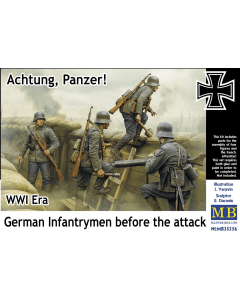 1/35 Achtung Panzer! German Infantrymen Before the Attack Master Box 35256