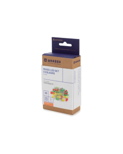 SET LEDS - 80 st. - 2 GROOTTES - 3 KLEUREN Velleman K/LED1