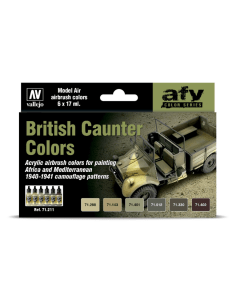 British Caunter Colors Set Vallejo 71211