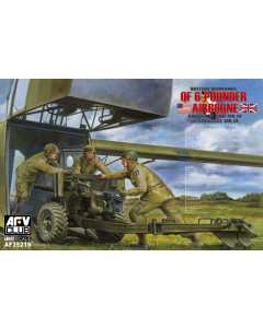 1/35 British Ordnance QF 6 Pounder Airborne Anti-Tank Gun Mk.IV on Carriage Mk.III (decals voor Operation Market Garden) AFV-Club 35219