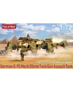 1/72 German E-75 Mech 55mm Twin Gun Assault Tank Modelcollect 72354