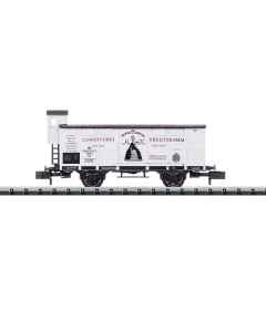 Trix 18993 N K.Sächs.Sts.E.B.Gesloten Goederenwagen type G02 met remhuis "Conditorei Kreutzkamm"