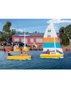 H0 Set bootjes, 8 stuks Kibri 39159
