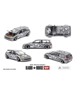 1/64 Kaido House Honda Civic EF Kaido Manga V1 MiniGT GT260