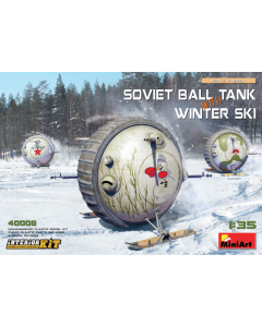 1/35 Soviet Ball Tank with Winter Ski, Interior Kit MiniArt 40008