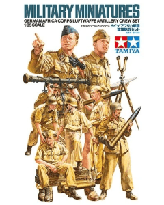 1/35 Figuren Set DAK Luftwaffe Artillerie Tamiya 35343