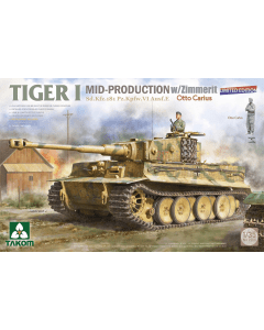 1/35 TIGER I MID-PRODUCTION w/ZIMMERIT Sd.Kfz.181 Pz.Kpfw.VI Ausf.E Takom 2200
