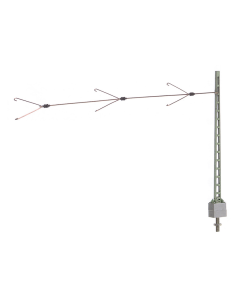 H0 Bochtdraadspanner voor 3 sporen (zonder mast), per stuk Sommerfeldt 138
