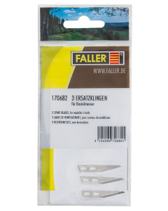 Reservemesjes voor knutselmes art. 170687, 3 stuks Faller 170682