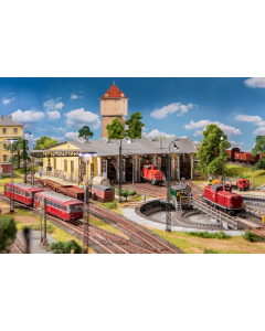 H0 Ringlocomotiefloods Freilassing Faller 120081