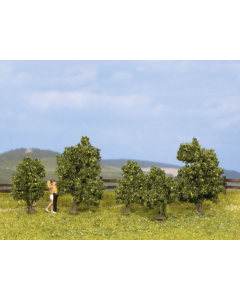 H0 Struiken, groen, 5 stuks, 3 - 4 cm hoog Noch 25410