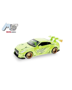 H0 Nissan GTR 35, groen Micro City 87 000036