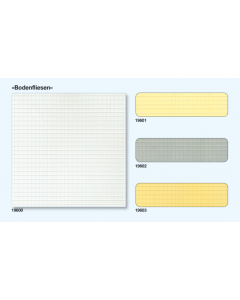 H0 tegelvloer beige Preiser 19601