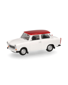 H0 Trabant 601 Wit Herpa 020763-007