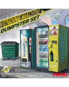 1/35 Vending Machine & Dumpster set Meng SPS018
